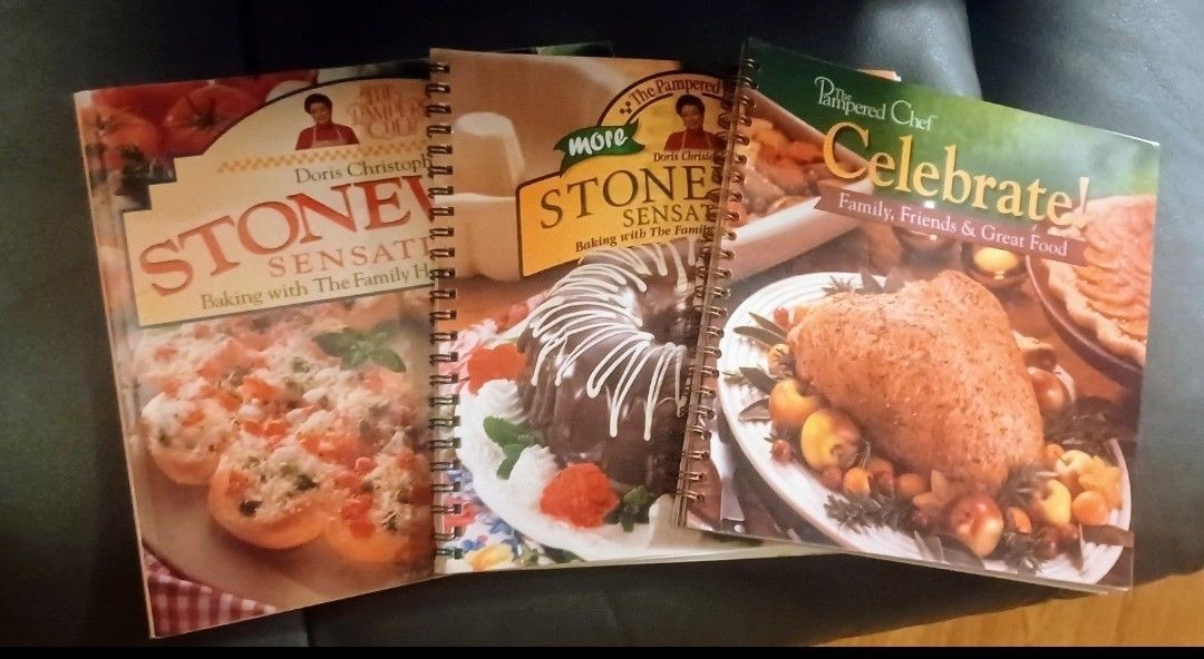 3 Pampered Chef Books
