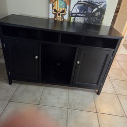 Dark wood cabinet