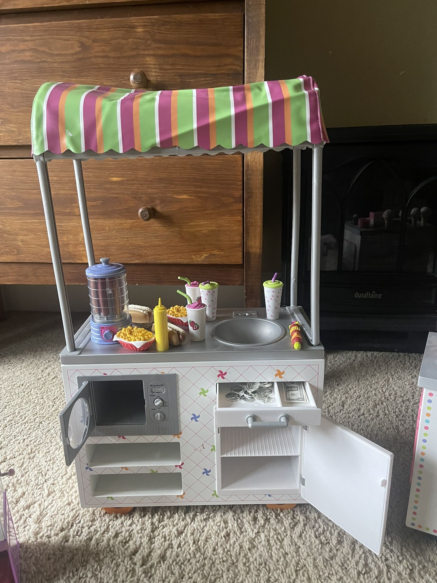 American Girl Doll Campus Snack Cart