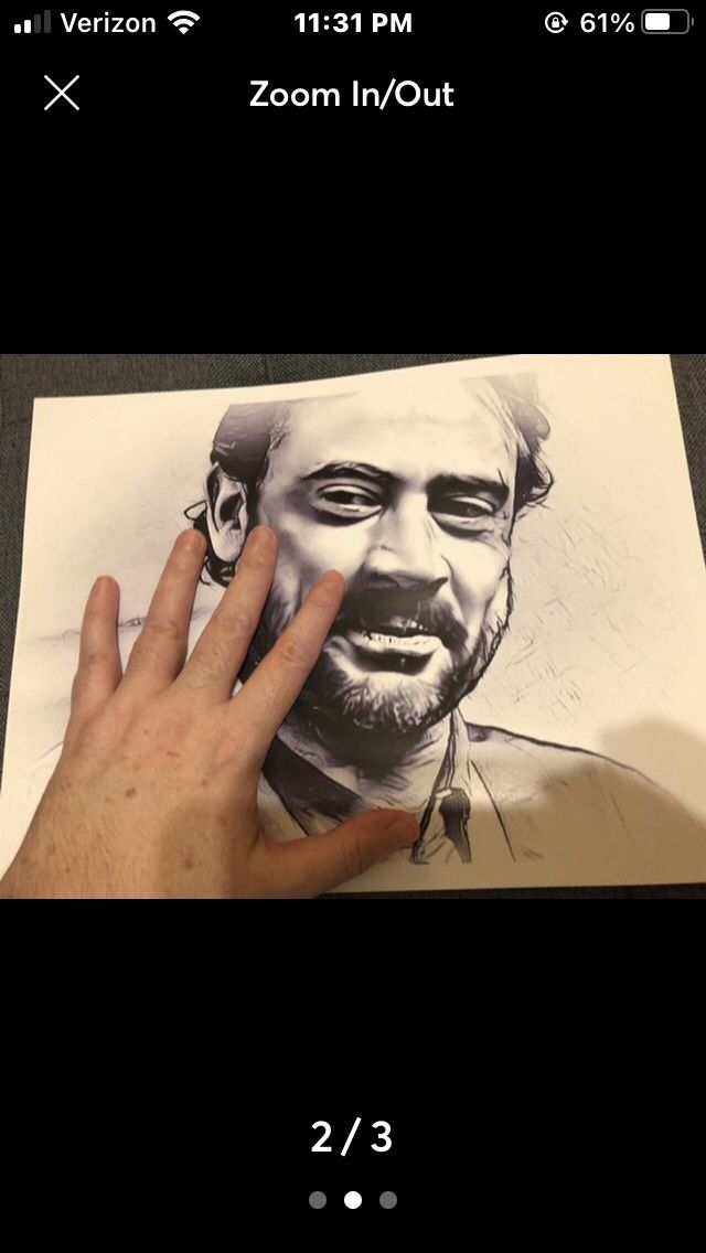 SUPERNATURAL JOHN WINCHESTER ART PRINT