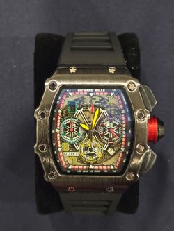 Men's Watch - RM / Color Dial / Stainless Rubber Bracelet