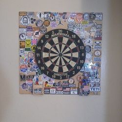 Dart Board With Backing Board I Made