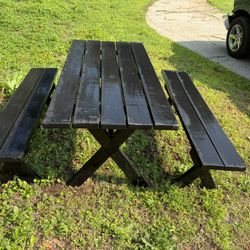 Table And Benches