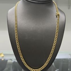 10k gold Miami, Cuban link chain