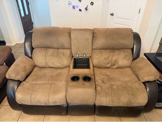Living Room Furniture Set – Couch, Recliners & Tables