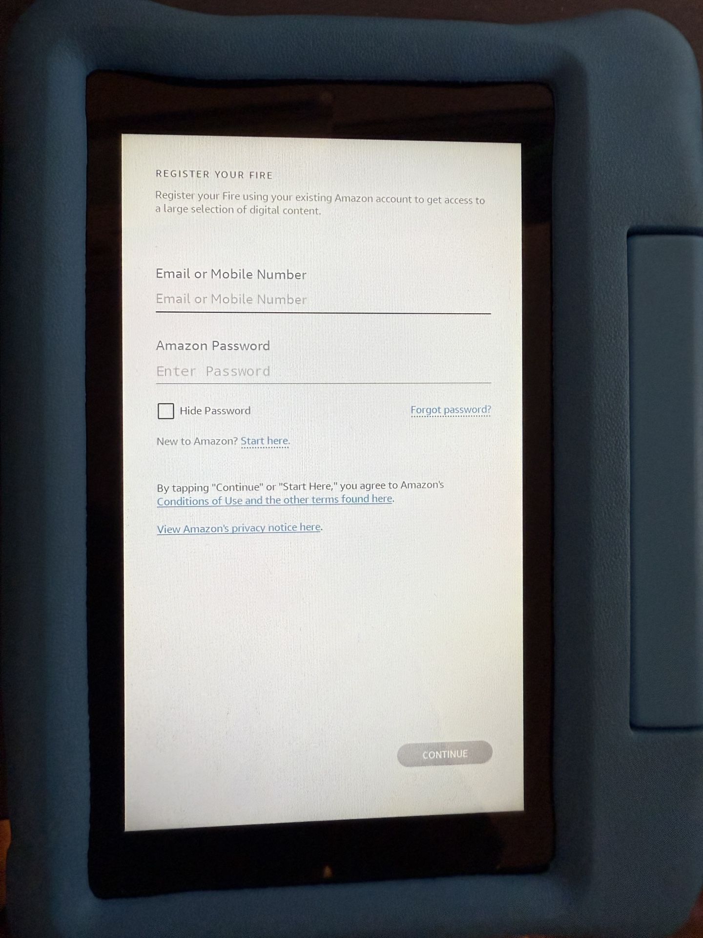 Amazon Fire 7 tablet Used