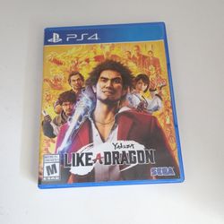 Yakuza Like a Dragon PS4