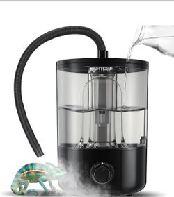 1 Gallon Reptile Fogger, Reptile Humidifier with Adjustable Knob
