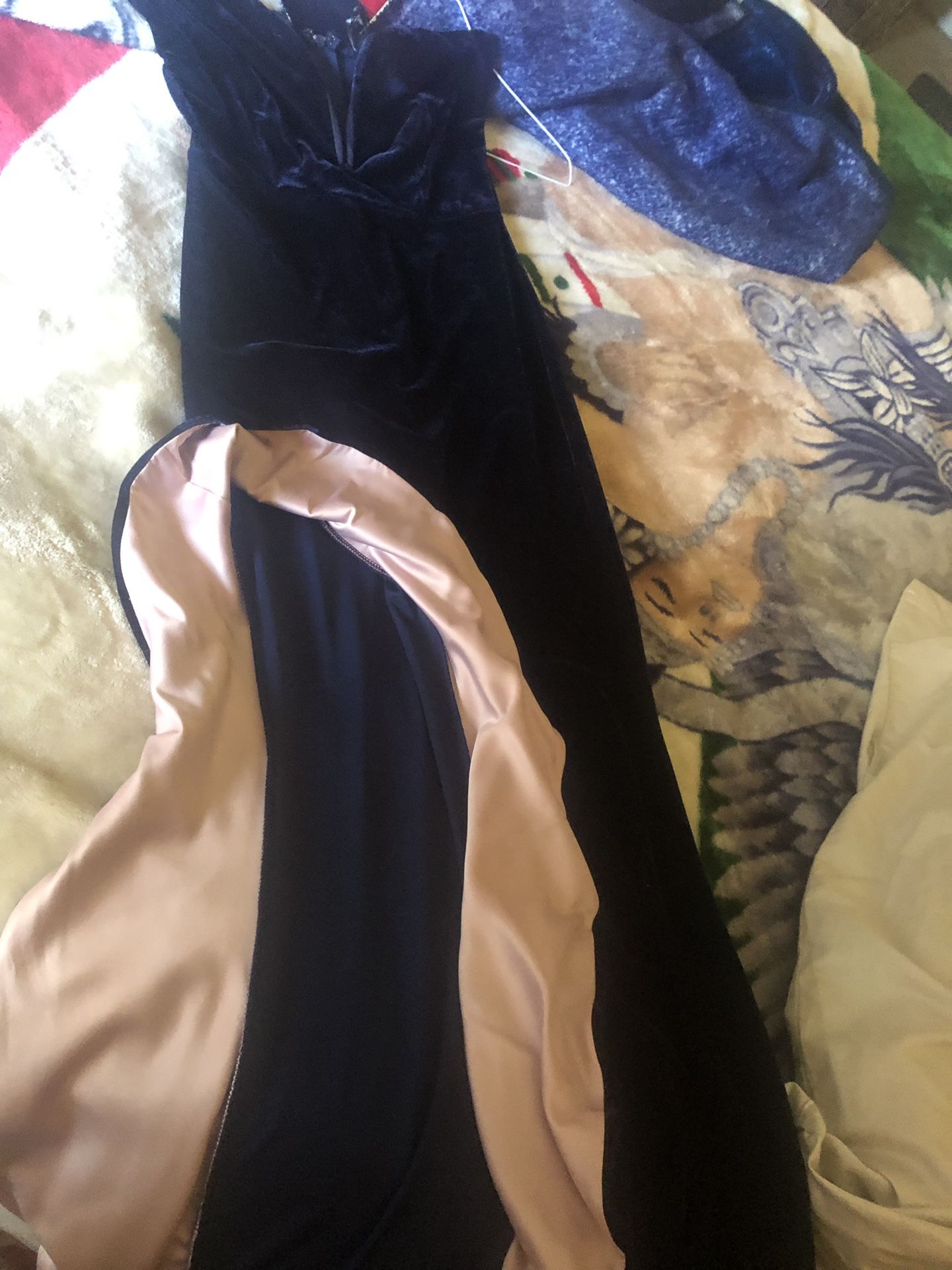 Beautyful dress soft Blue color velvet