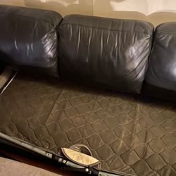 Leather Sofa Bed 