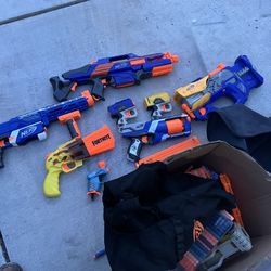 Assortment Of Nerf Guns