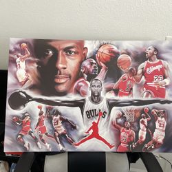 Michael Jordan Bulls Poster board Wall decor