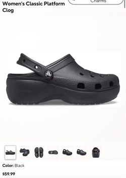 CROCS: womens classic platform crocs. BRAND NEW