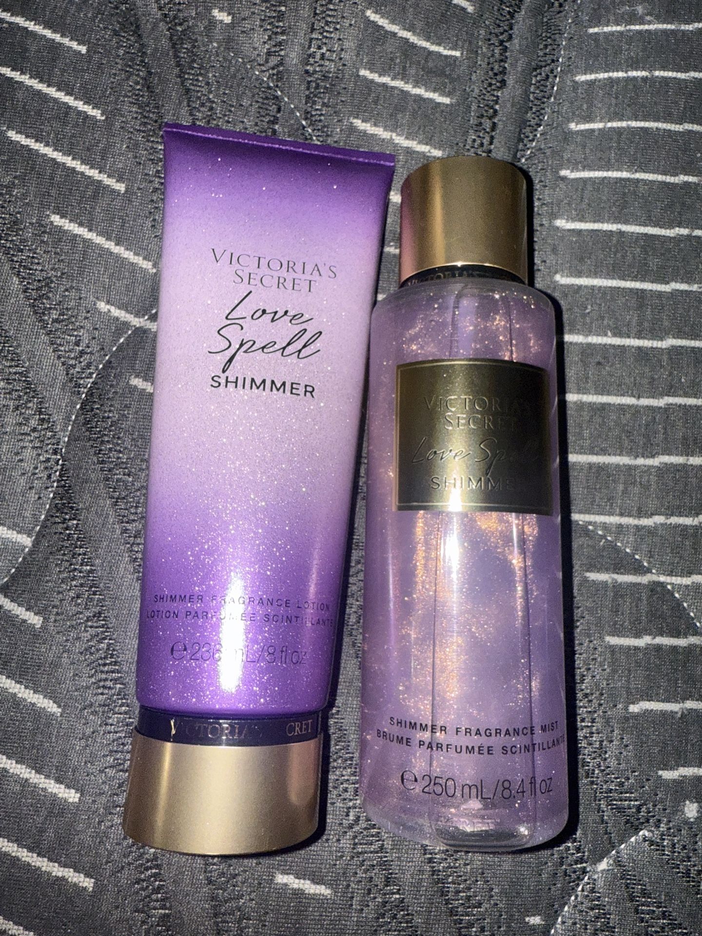 Brand New Victorias Secret Love Spell Shimmer Fragrances Set