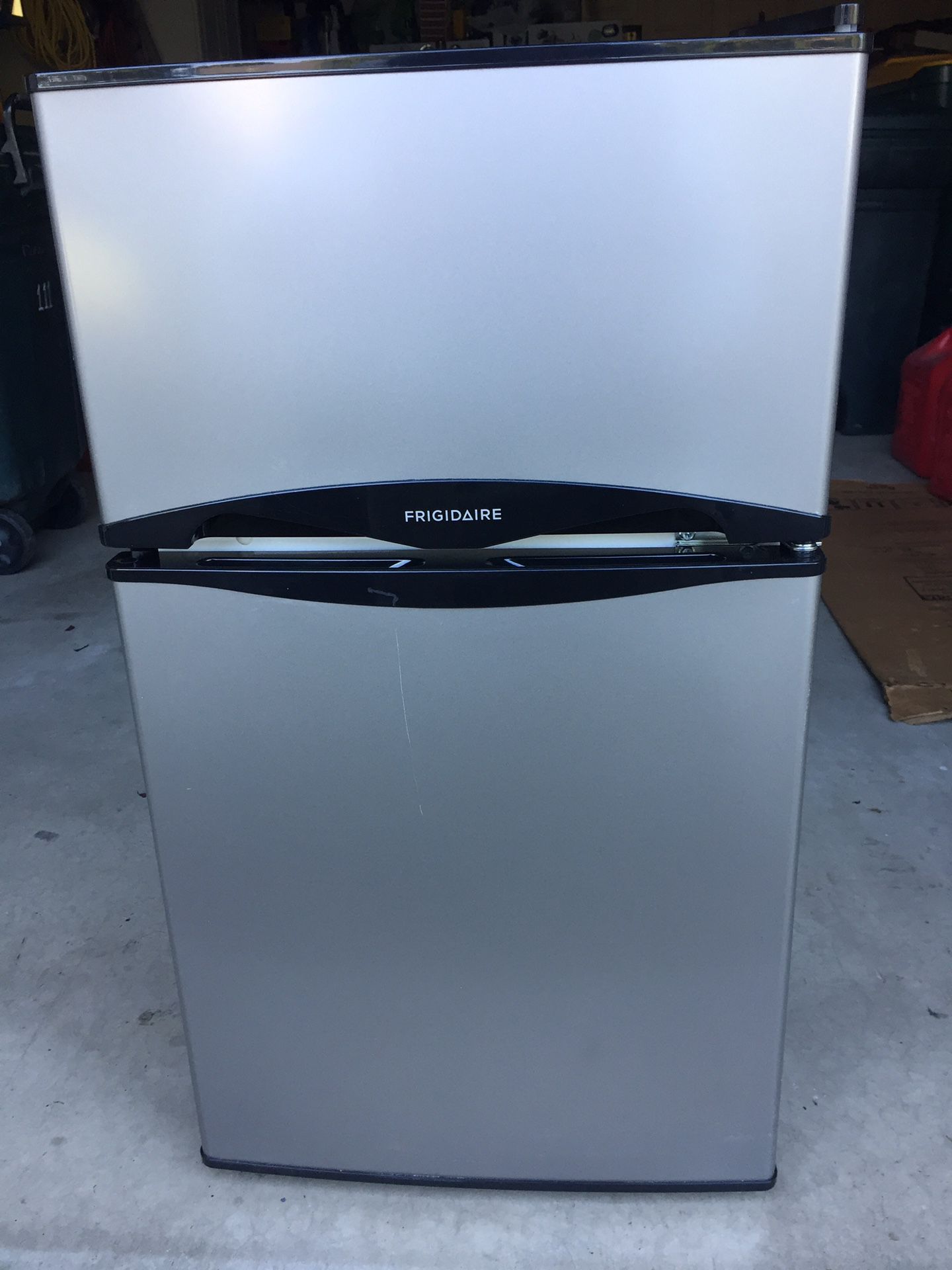 Nearly new 3.1 Cu ft Frigidaire Freezer/Refrigerator. Used 3 months. Paid $259.00. Sell for $175.00