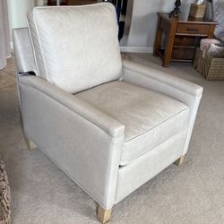 Pottery Barn Genuine Leather Recliner