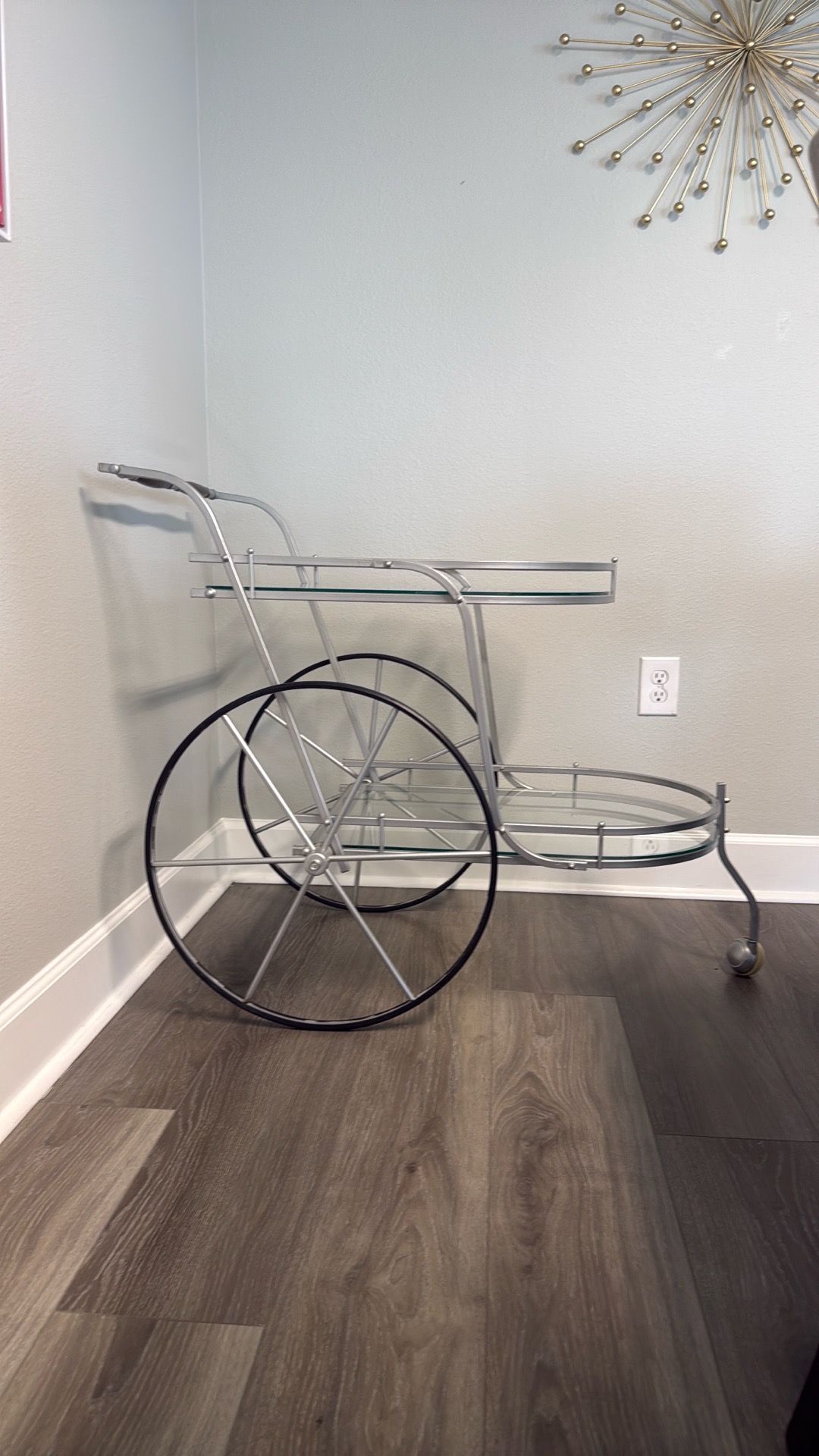 2 tiers mobil home server Bar cart