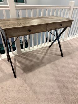 Desk with drawers