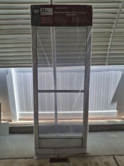 Screen door 32 in white