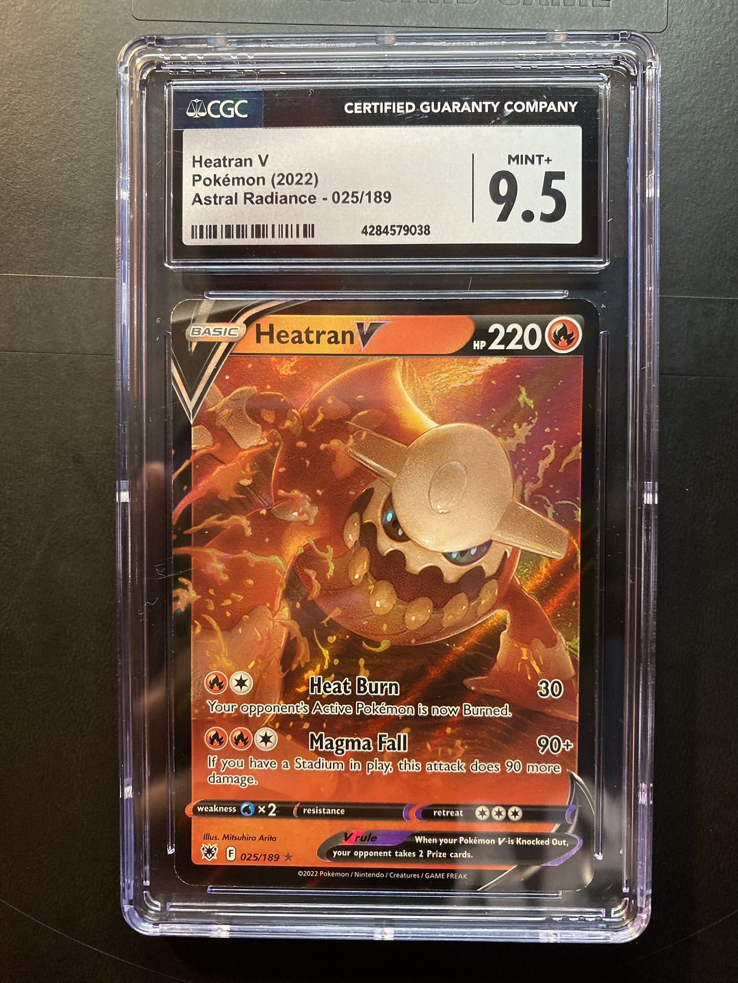 CGC 9.5 Heatran V 025/189