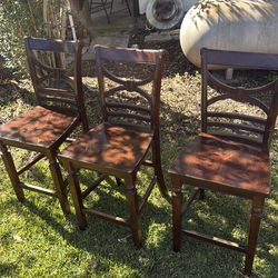 Solid wood chairs