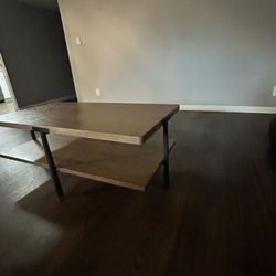 Coffee Table With Matching Side Table Like New Heavy Duty 