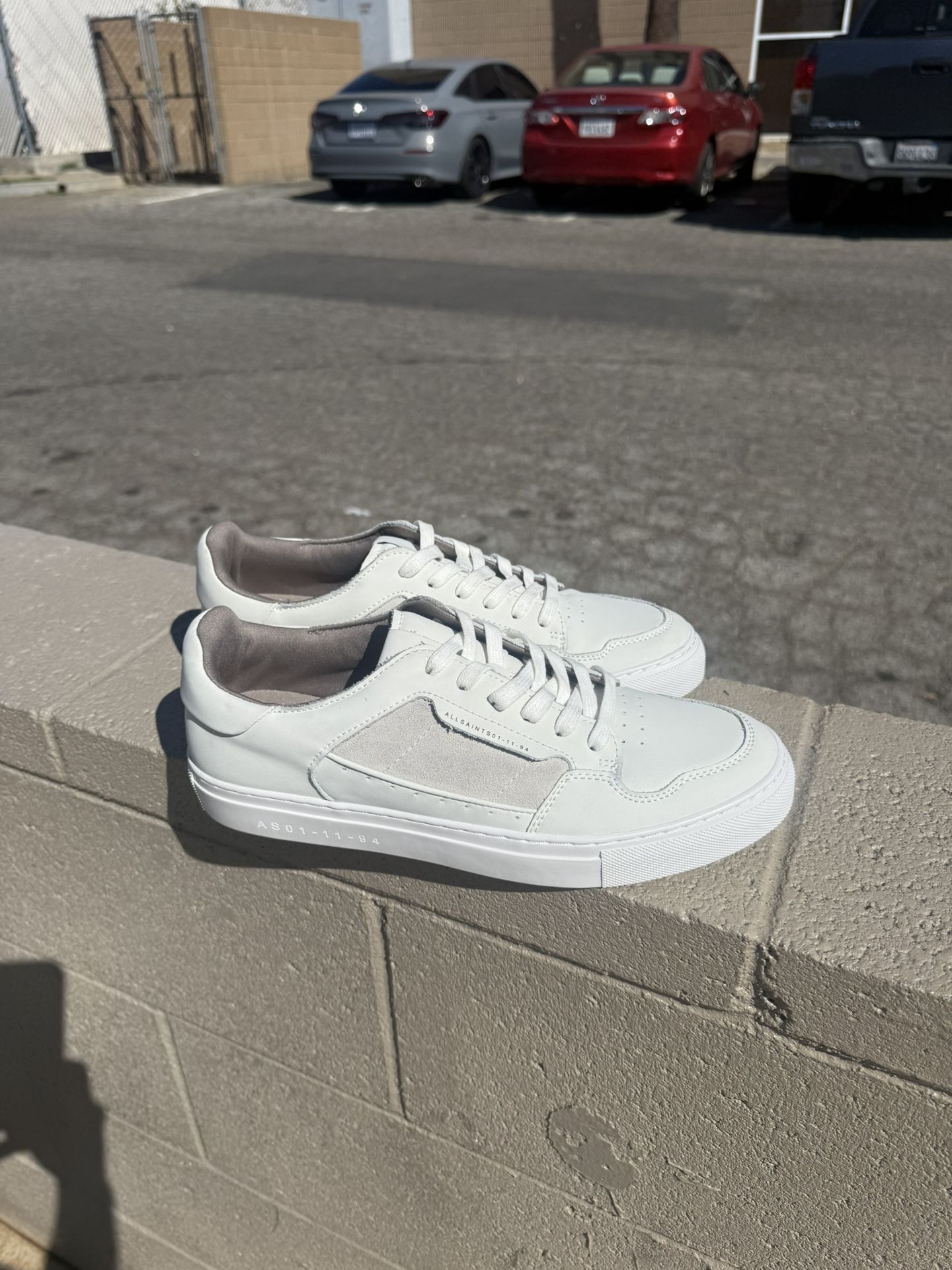 ALL SAINTS Alton Low White Men's Size 9 US $75