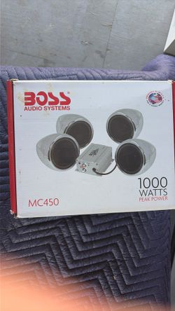 Motorcycle speakers