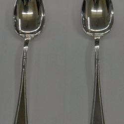 Set of 2 Gorham Fairfax Sterling Silver Tea Spoons 56 grams Pre Owned