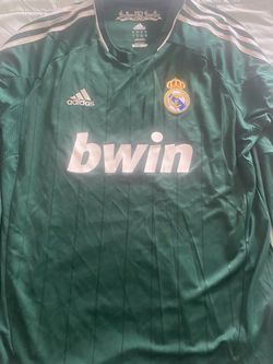 Real Madrid Adidas Green Third Jersey Ronaldo large