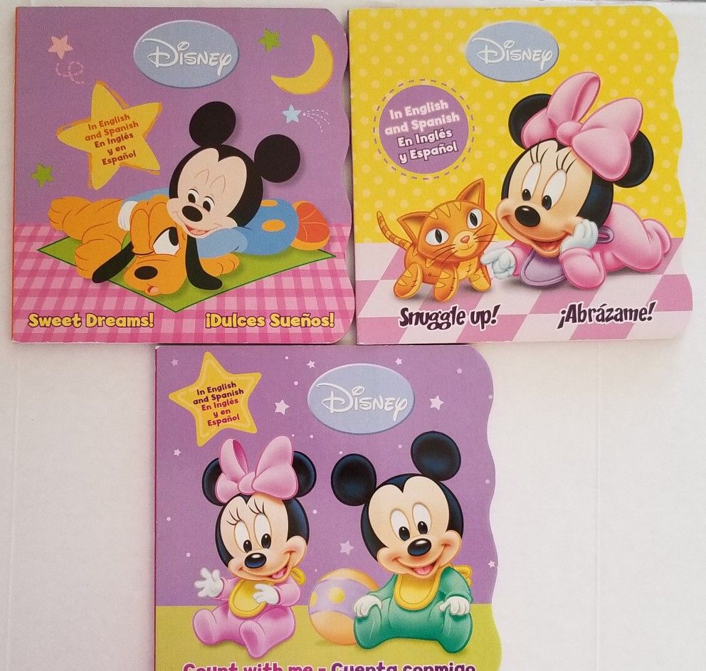DIsney Babies Board Books Spanish/English