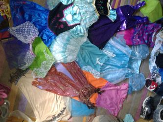 Alot of dress up stuff and coustoms