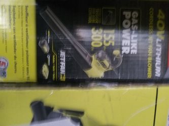 Ryobi 40V Cordless Jet Fan Leaf Blower