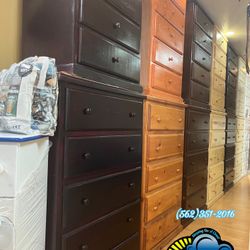 Jumbo Cherry Pinewood 2 Knob Dresser Cajonera Cómoda 