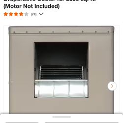 Champion Cooler 6500 CFM Side-Draft Wall/Roof Evaporative Cooler for 2300 sq. ft. (Motor Not Included)