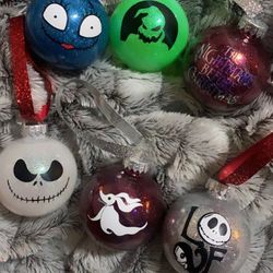 Custom Glitter Ornaments