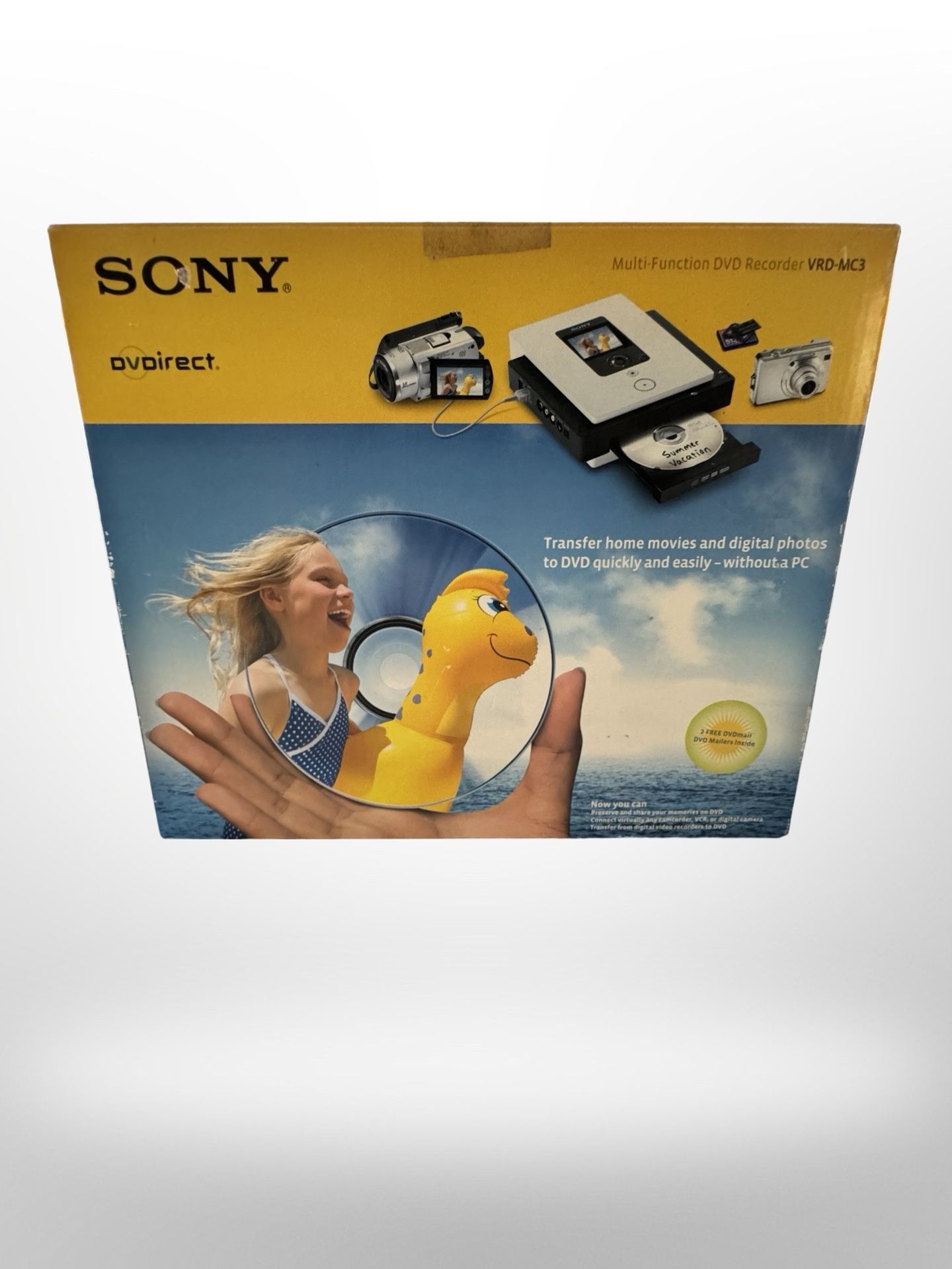 Sony VRD-MC3 DVD Multi-Function DVDirect DVD Recorder 2.5” Shipping Available (B)