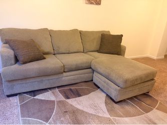 Couch with pillows