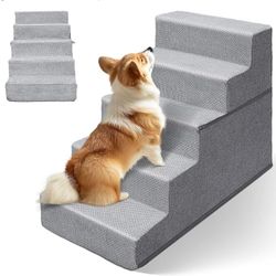 Dog Stairs for Small Dogs,5-Step,22.5" H