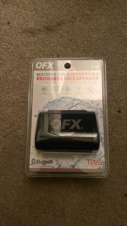 QFX Waterproof Bluetooth Rechargeable Speaker