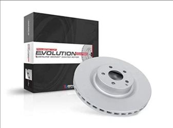 Powerstop Power Stop Ebr625evc Front Evolution Geomet Coated Brake Rotor