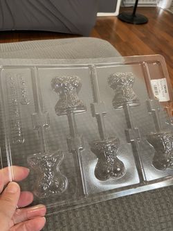 Ladies Corset Sucker lollipop Chocolate Mold -NEW 