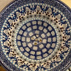 Polish Pottery Berry Bowl