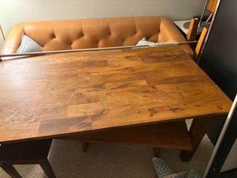 Crate and Barrel Basque Dining Table and Benches - 82 Inches