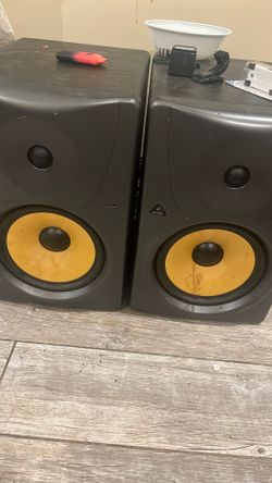 Two big speakers