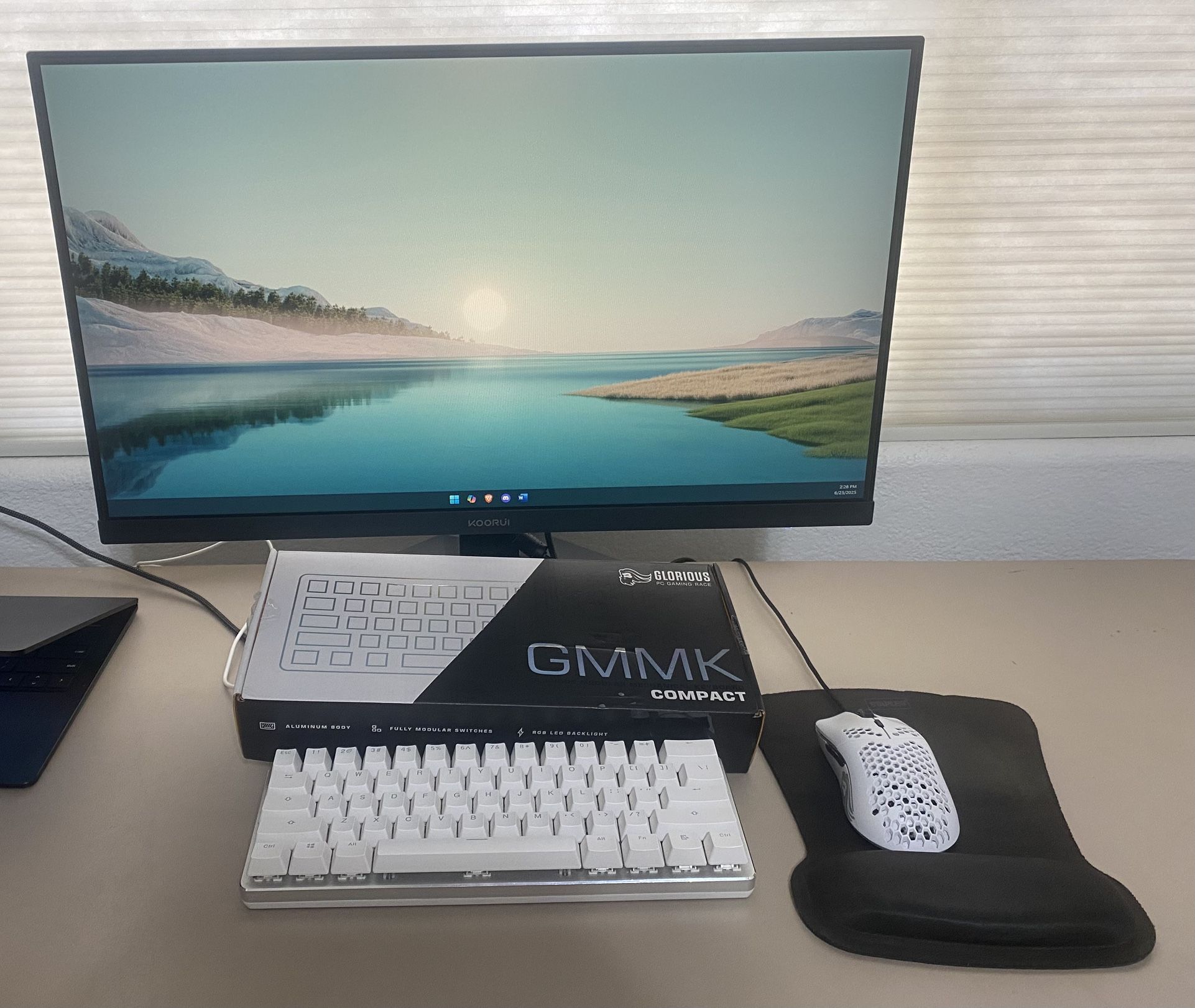 PC Monitor, RGB Mouse, and RGB Keyboard
