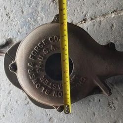 Antique Hand Crank Champion Blower & Forge Co Blacksmith Blower Tool Tools Vintage Classic