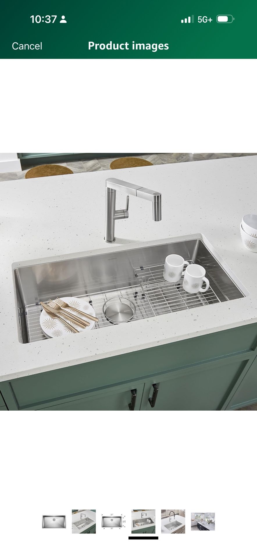 Nantucket Sinks SS PRO ZR3018 5.5 single Bowl Zero Radius Ada Stainless steel Kitchen Sink, 30