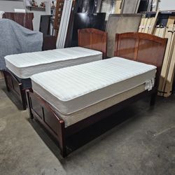 Twin Beds And Mattress 