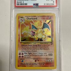 PSA 6 Base Set 2 Holo Charizard Pokemon 